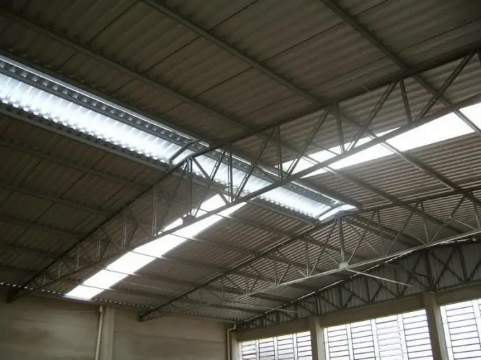 Cobertura metálica projeto, obra Formafer