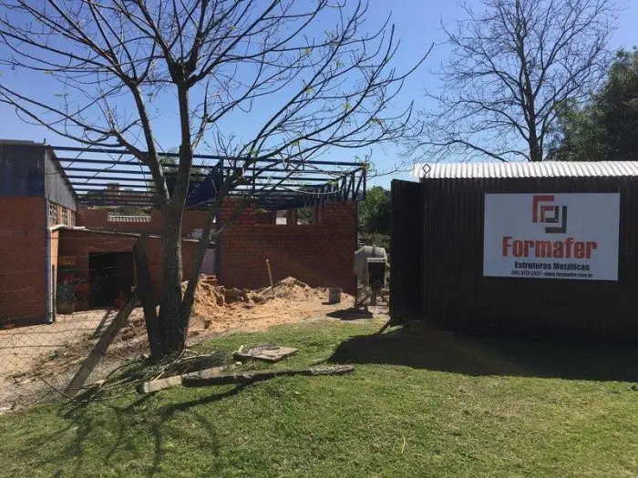 Empresas de fabricação de estrutura metálica, obra Formafer