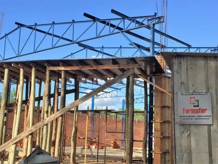 Empresas de fabricação de estrutura metálica, obra Formafer