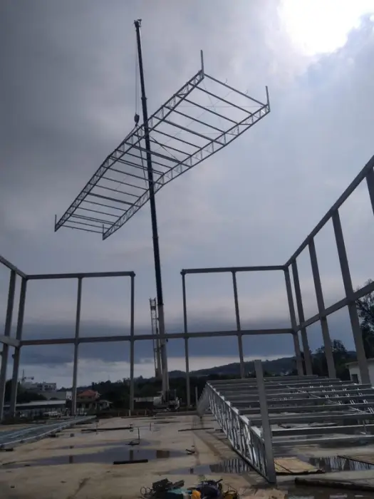Estrutura de barracão a venda, obra Formafer